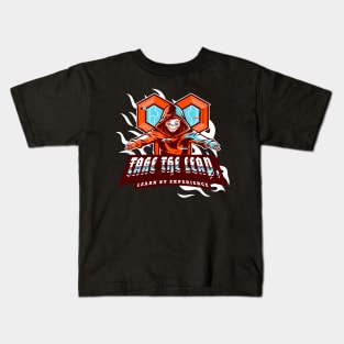 Take the leap, learn by experience. - Experiential Learning Kids T-Shirt